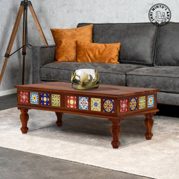 Cronx Coffee Table with Ceramic Tiles